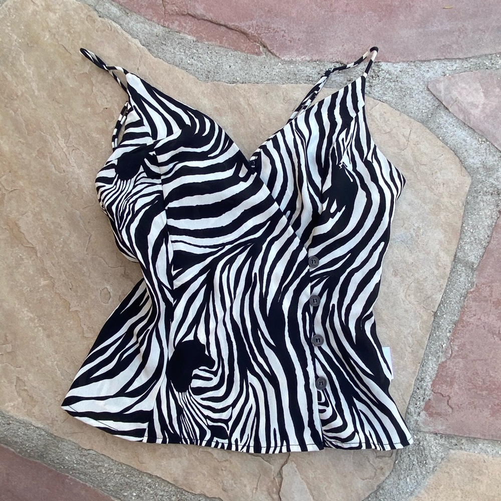 Zebra print blouse!